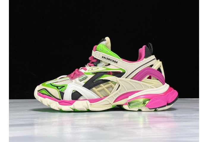 Balen Runner Sneakers Pink Green 565615 W2GN3 9534