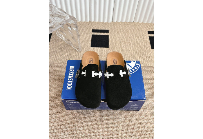 Chrome Hearts Birkenstock Mules
