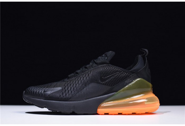 NIKE mens AIR MAX 270 “Tonal Orange” black AH8050-008