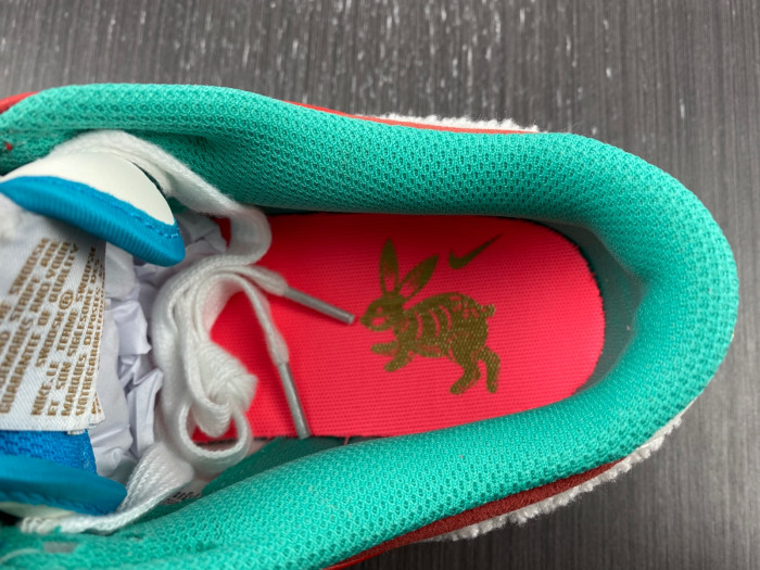 nike dunk low retro prm year of the rabbit blue orange cream fd4203-111