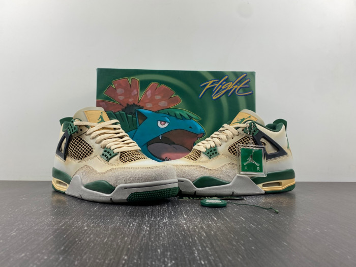 air jordan 4 vintage green