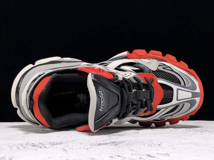 balen sneaker tess.s.gomma 4.0 grey red 570391 w2gn5 1003