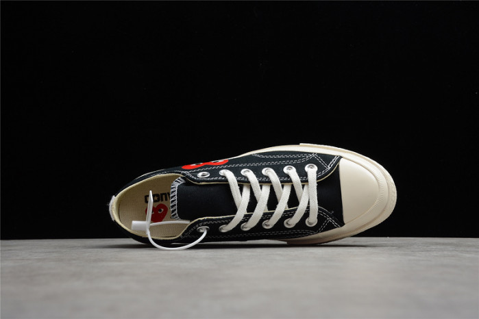 converse chuck taylor all-star 70s ox comme des garcons play black 150206c