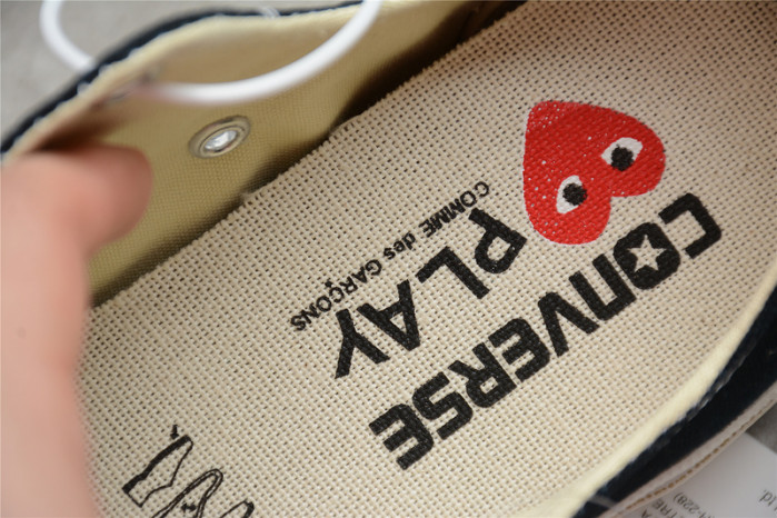 converse chuck taylor all-star 70s ox comme des garcons play black 150206c