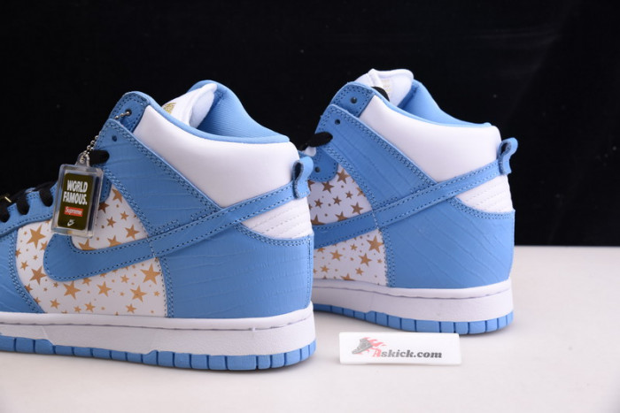 nike dunk high pro sb blue stars 307385-141