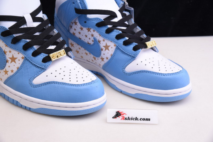 nike dunk high pro sb blue stars 307385-141