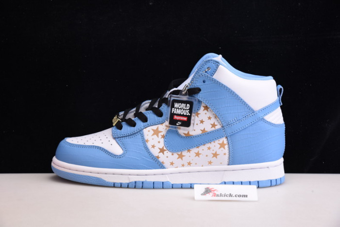 nike dunk high pro sb blue stars 307385-141
