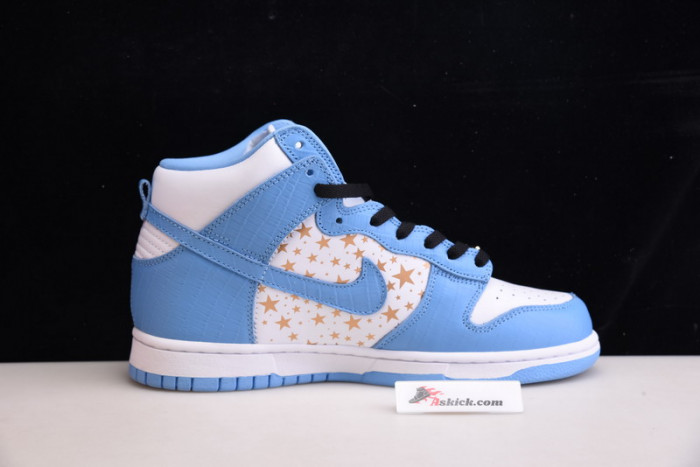 nike dunk high pro sb blue stars 307385-141