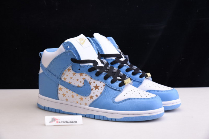 nike dunk high pro sb blue stars 307385-141