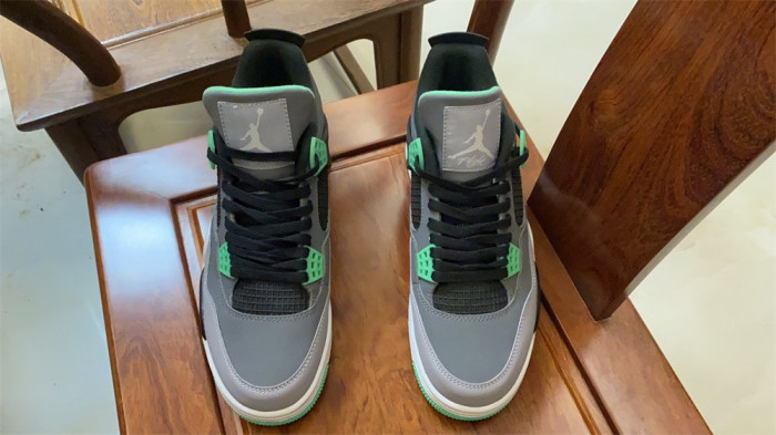 air jordan 4 retro green glow 308497-033