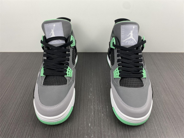 air jordan 4 retro green glow 308497-033