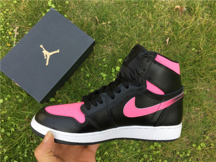 Air Jordan 1 Retro High Black Hyper Pink 332148-019