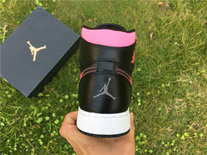 Air Jordan 1 Retro High Black Hyper Pink 332148-019