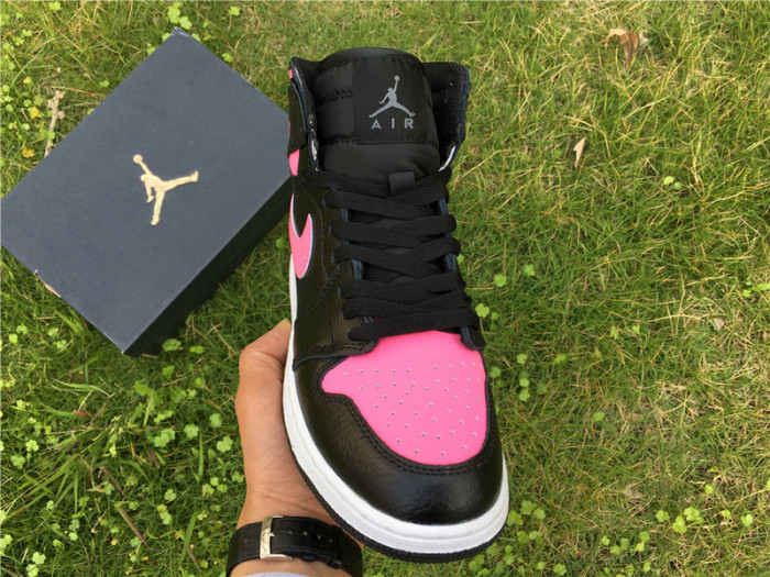Air Jordan 1 Retro High Black Hyper Pink 332148-019