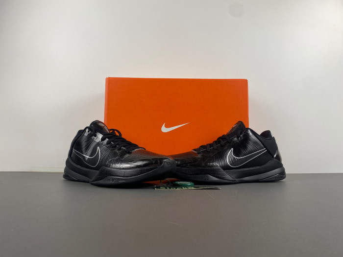 nike zoom kobe 5 ‘blackout’ 386430-003