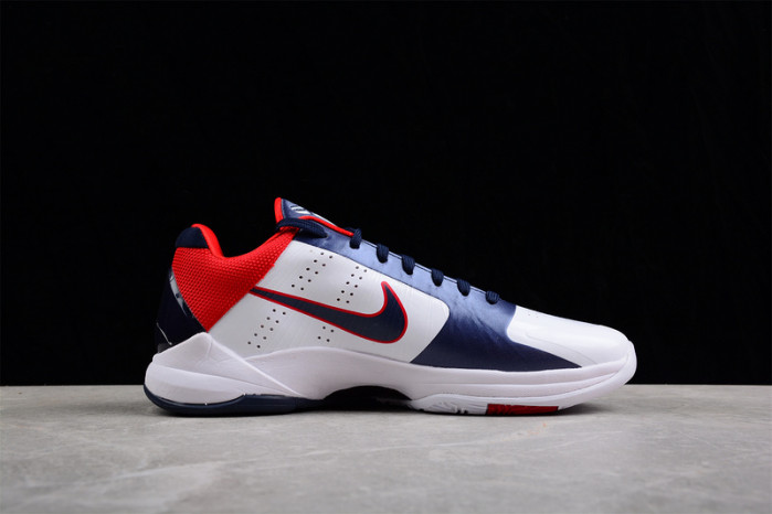 nike kobe 5 protro white/obsidian 386430-103