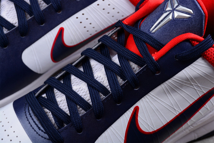 nike kobe 5 protro white/obsidian 386430-103