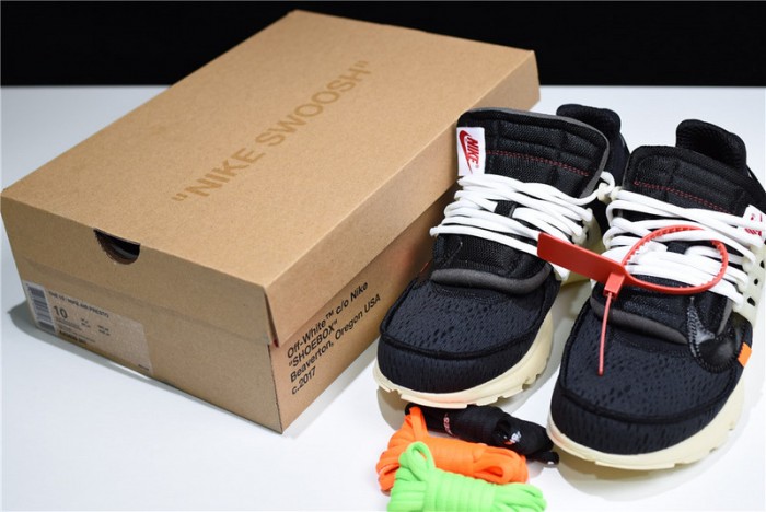 of x nike air presto black/black-muslin aa3830-001