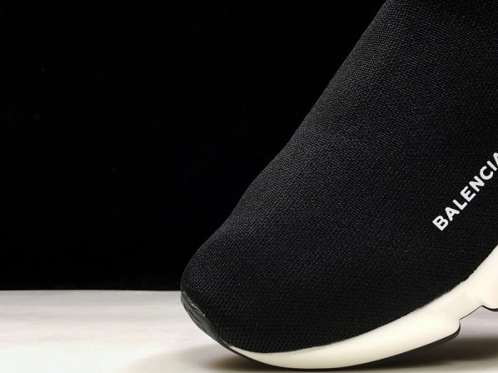 balen stretch mesh high top sneaker black white 477289 w05g0 1000