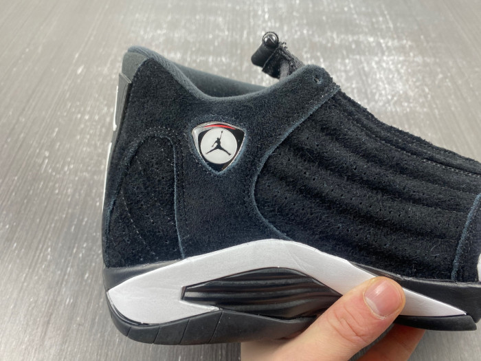 air jordan 14 “black/white/university red” 487471-016