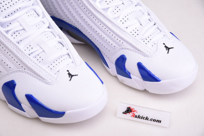 air jordan 14 retro white hyper royal 487471-104