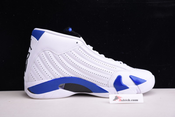 air jordan 14 retro white hyper royal 487471-104