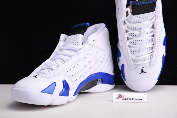 air jordan 14 retro white hyper royal 487471-104