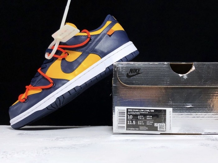 of x nike dunk low michigan - ct0856-700