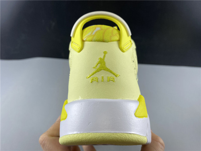 air jordan 6 retro dynamic yellow floral (gs) 543390-800