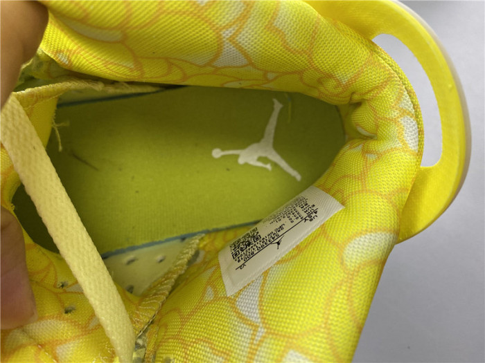 air jordan 6 retro dynamic yellow floral (gs) 543390-800
