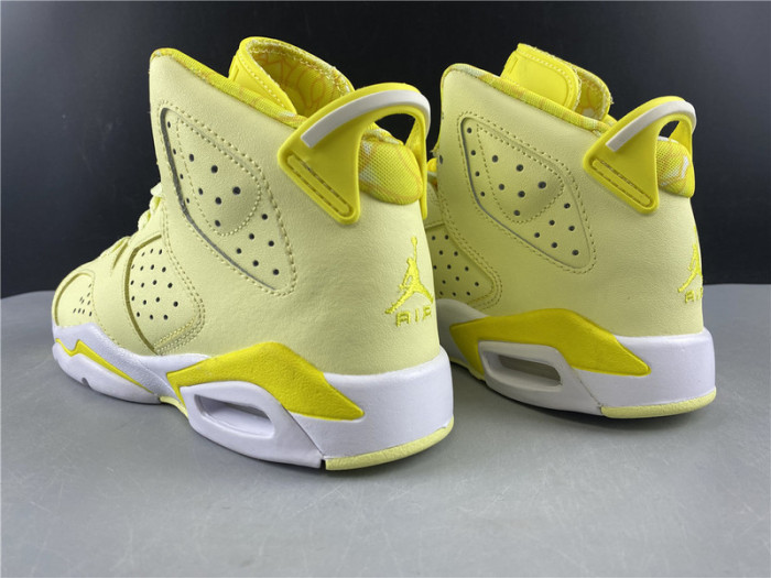 air jordan 6 retro dynamic yellow floral (gs) 543390-800