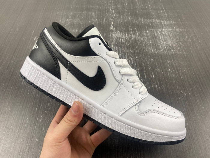 air jordan 1 low white black 553558-132