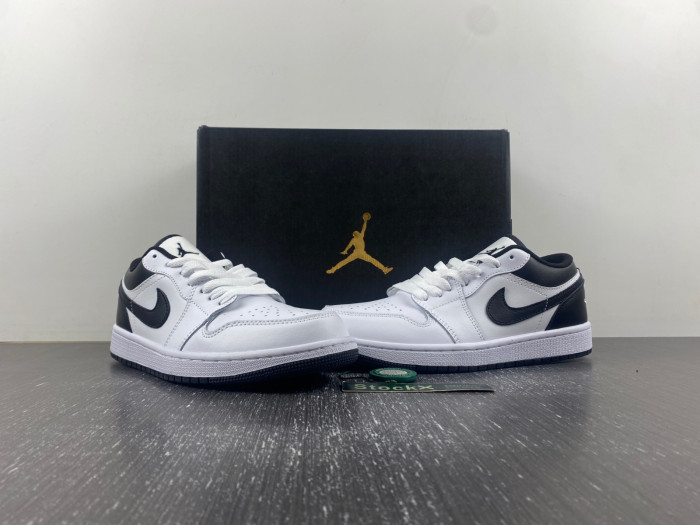 air jordan 1 low white black 553558-132
