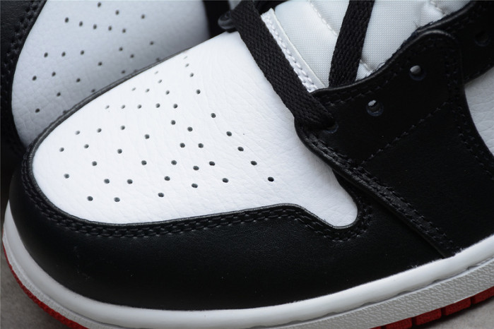 air jordan 1 mid gym red black white 554724-122