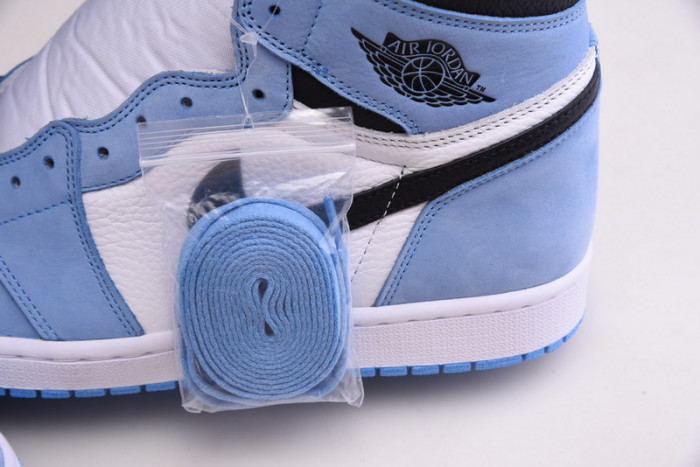 air jordan 1 retro high white university blue black 555088-134