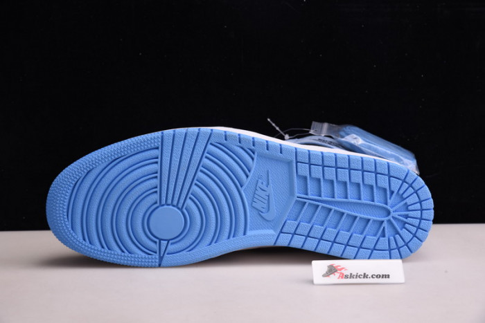 air jordan 1 retro high white university blue black 555088-134