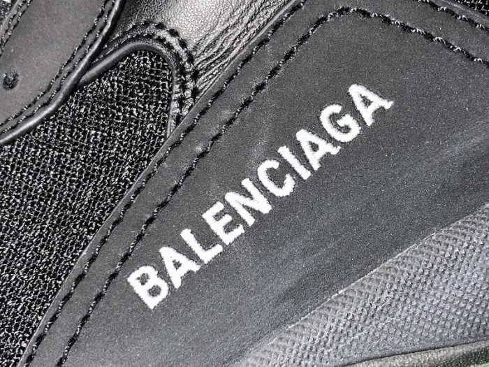 balen triple s trainers clear sole blue adn red 541624 w09o1 3861