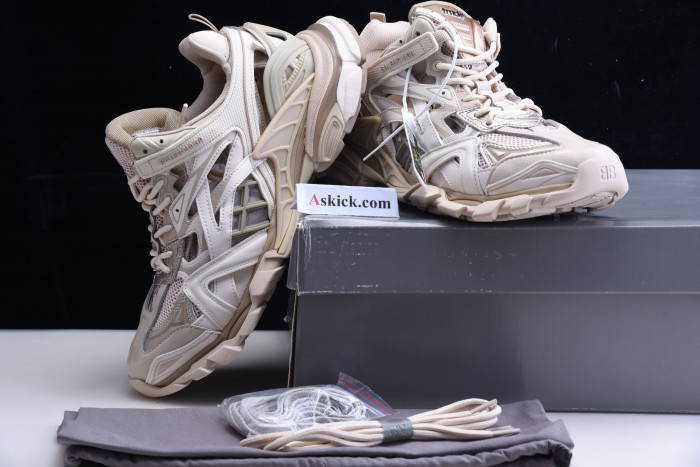 Balen Tess S. Gomma Sneakers Cream Color 570391 W2GN1 9000