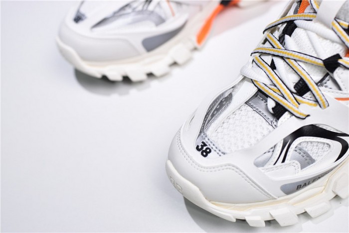 Balen Track Sneakers ORANGE/WHITE 656686 W06G0 2001