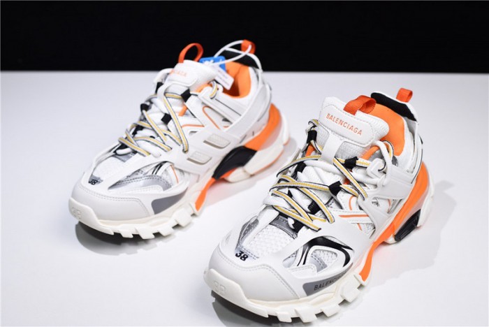 Balen Track Sneakers ORANGE/WHITE 656686 W06G0 2001