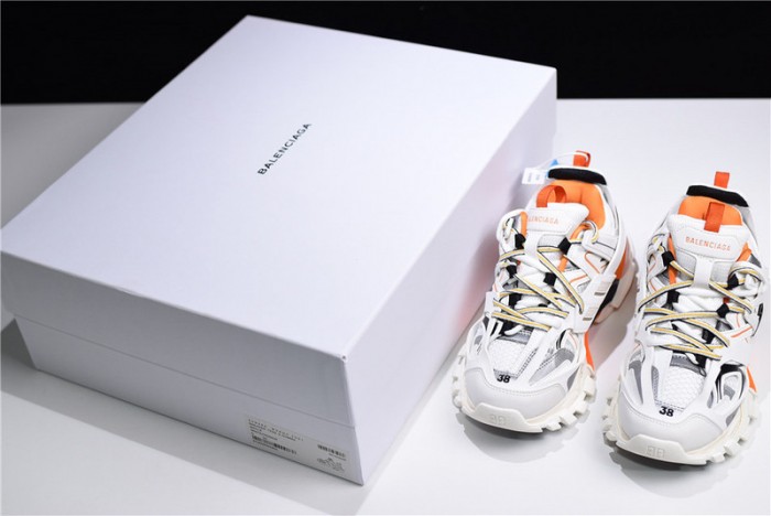 Balen Track Sneakers ORANGE/WHITE 656686 W06G0 2001