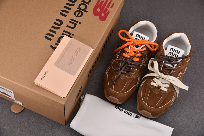 New Balance X Miu Miu 530 SL suede sneakers 5E167E