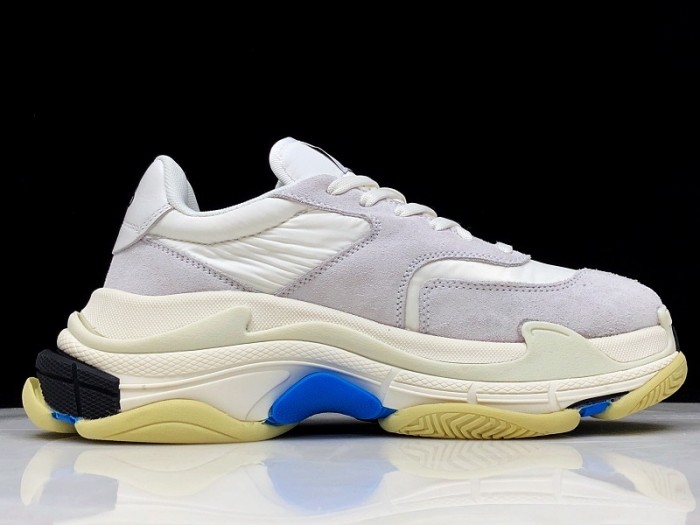 balen triple s white suede 500597 w0971 9000