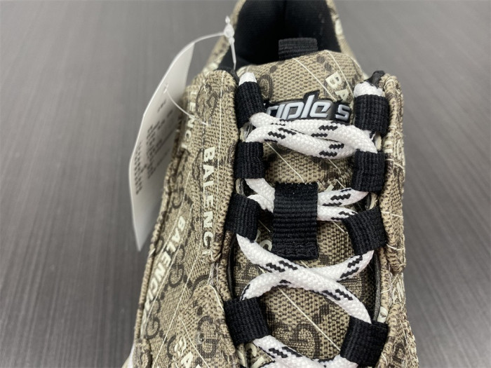 gu x balen the hacker project triple s beige 68106 6ulz10 9795