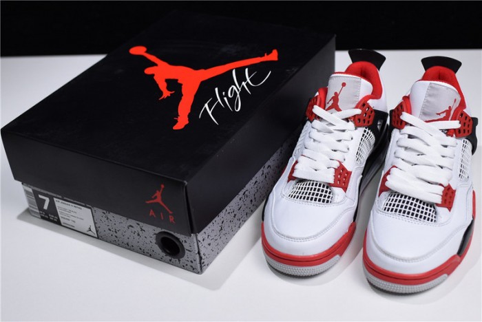 jordan 4 retro fire red (2012) - 308497-110