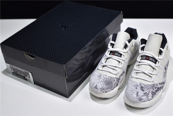 jordan 11 retro low snake light bone - cd6846-002