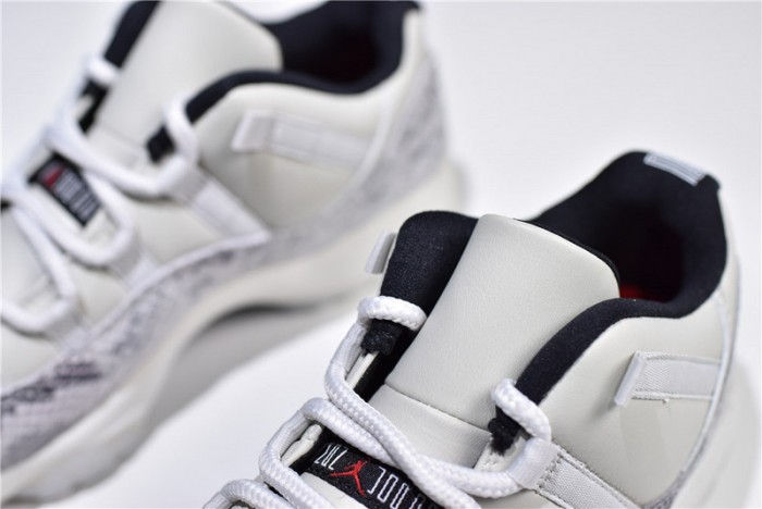 jordan 11 retro low snake light bone - cd6846-002
