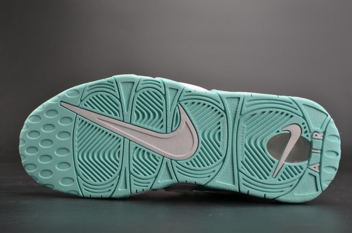 nike air more uptempo gs “island green” womens 415082-300