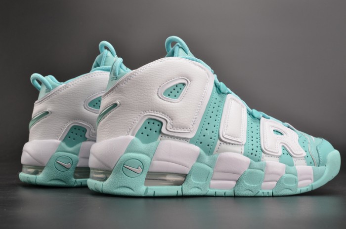 nike air more uptempo gs “island green” womens 415082-300
