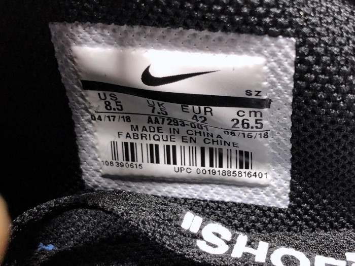 of x nike air max 90 black aa7293-001